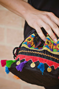 Boho Cross Body Bag with Hand Embroidery - Mayamiko Sustainable Fashion