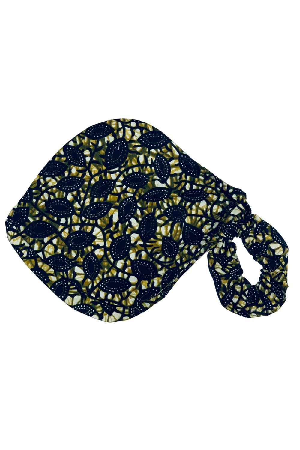 Phoebe Scrunchie with Oversize Bow in Yellow and Green