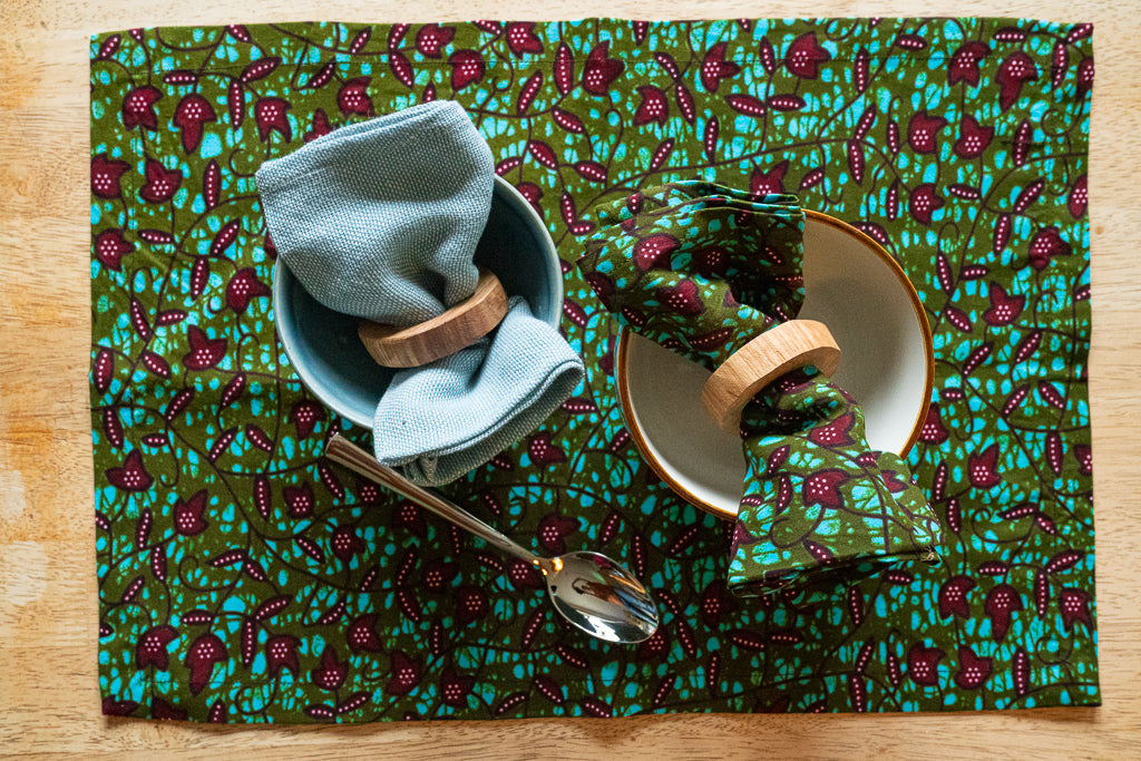 Set of two placemats - Forest Foliage