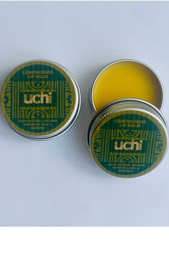 Uchi Natural Lip Balm with Lemongrass - Mayamiko Sustainable Fashion