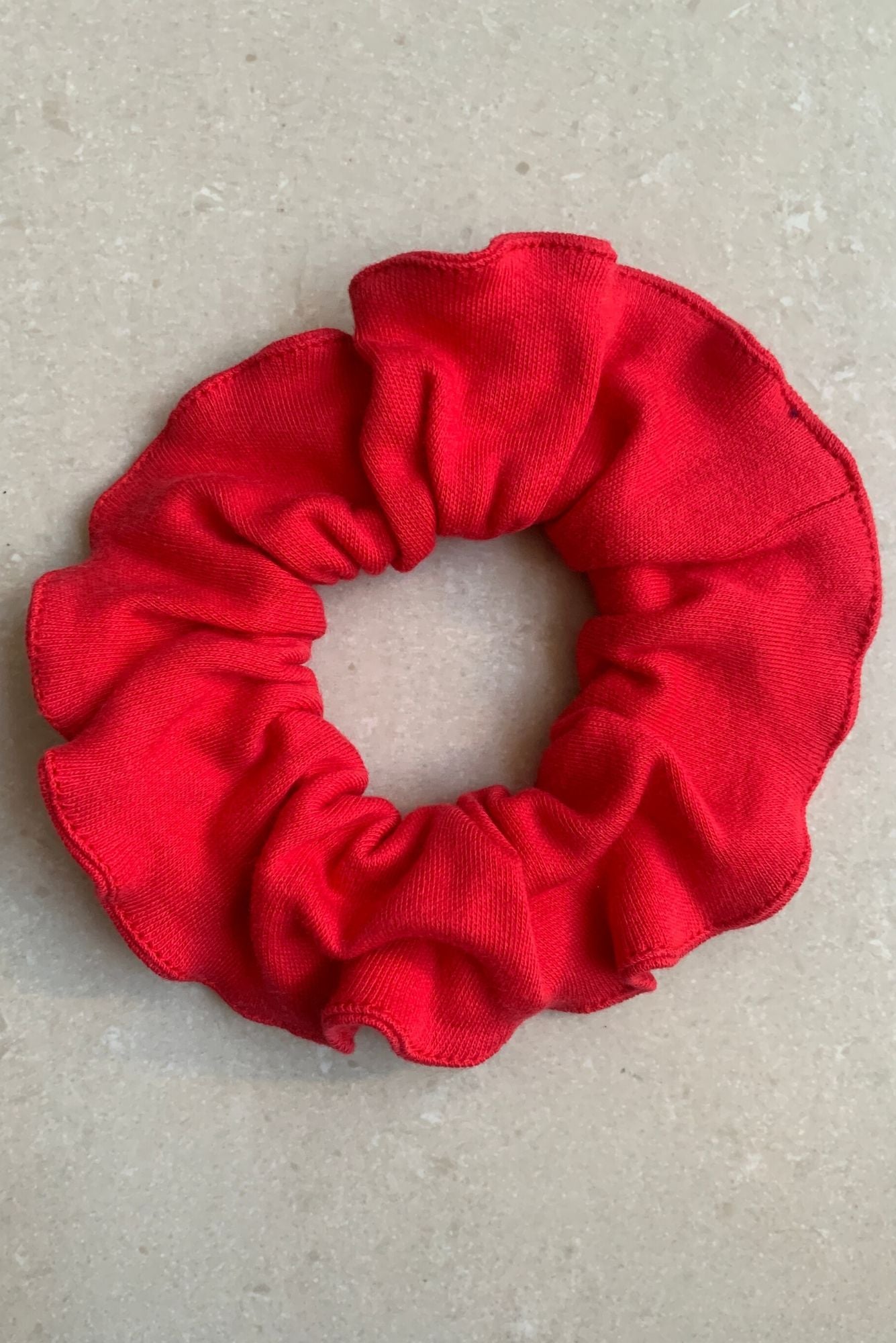 Scrunchie in Red Jersey - Mayamiko Sustainable Fashion