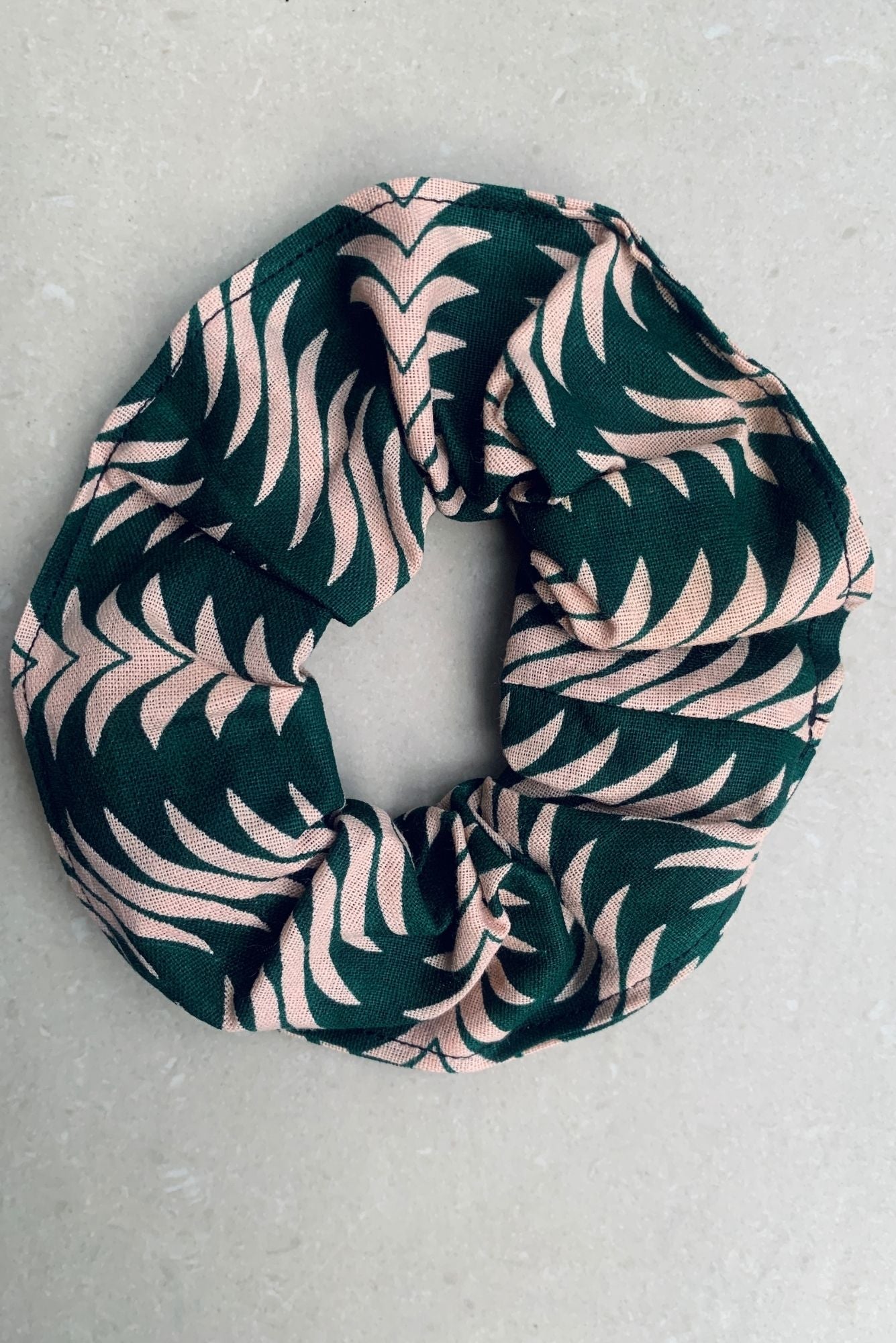 Scrunchie in Pink and Green