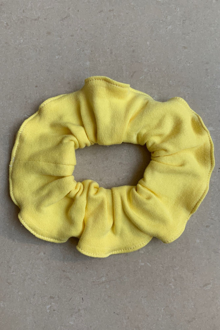 Scrunchie in Yellow Jersey - Mayamiko Sustainable Fashion
